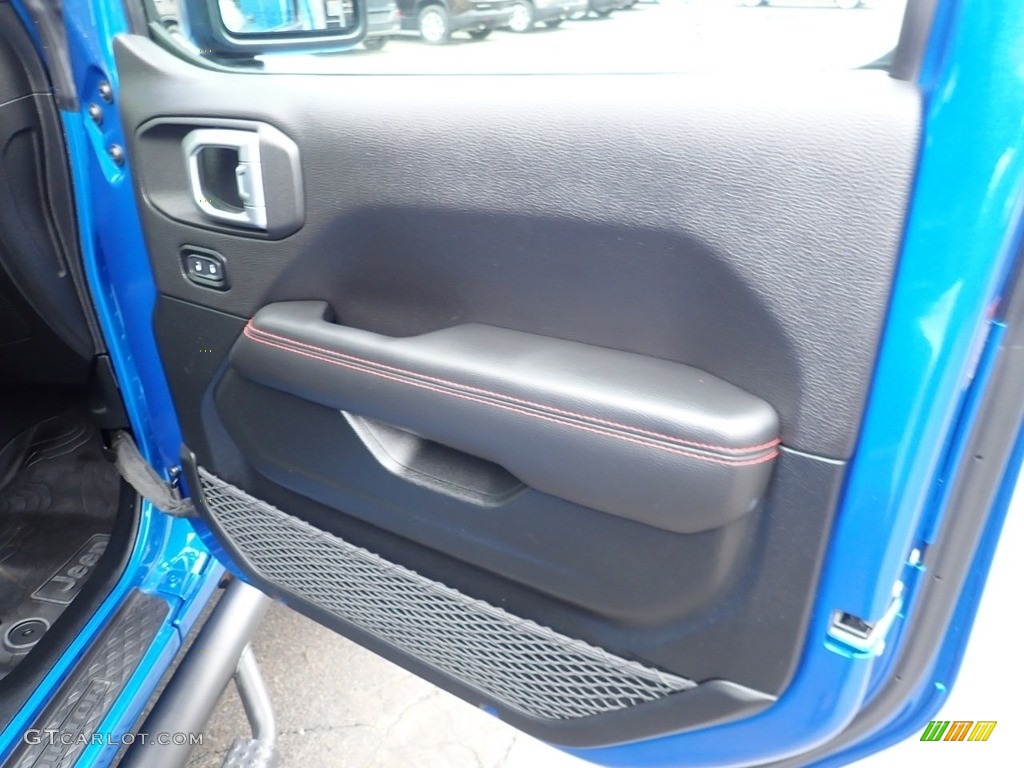 2020 Gladiator Rubicon 4x4 - Hydro Blue Pearl / Black photo #16