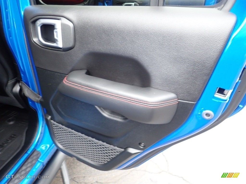 2020 Gladiator Rubicon 4x4 - Hydro Blue Pearl / Black photo #18