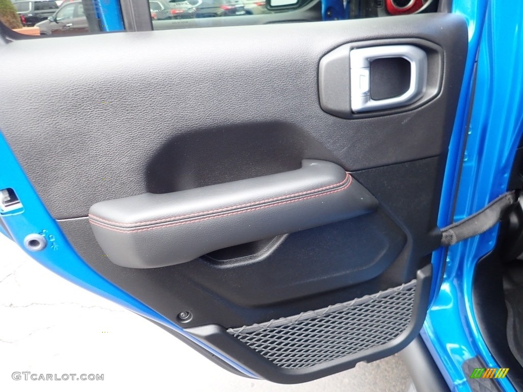 2020 Gladiator Rubicon 4x4 - Hydro Blue Pearl / Black photo #22