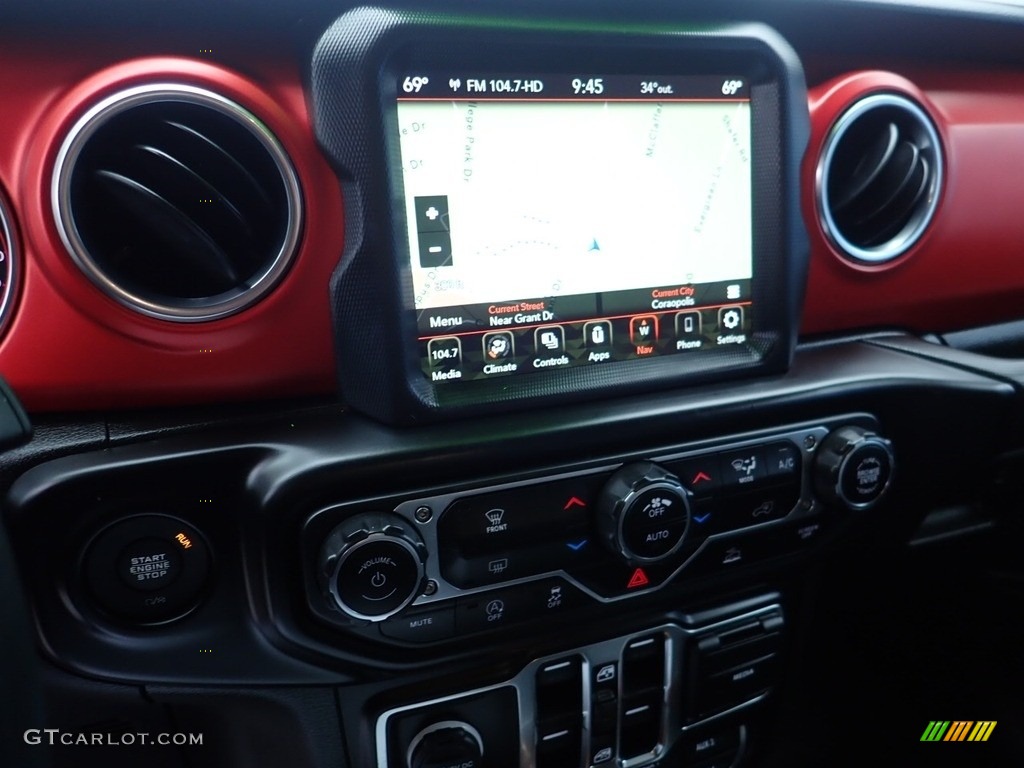 2020 Gladiator Rubicon 4x4 - Hydro Blue Pearl / Black photo #27