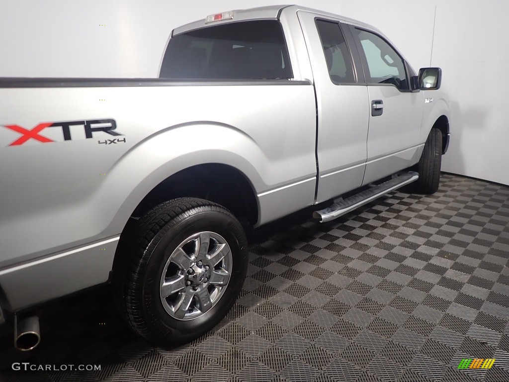 2014 F150 XLT SuperCab 4x4 - Ingot Silver / Steel Grey photo #18