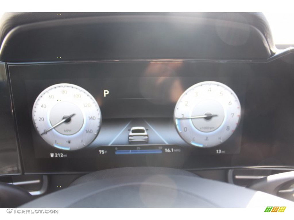 2021 Elantra Limited - Portofino Gray / Black photo #12