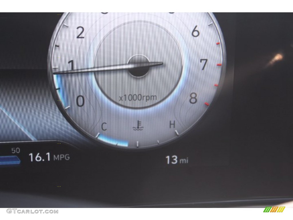 2021 Elantra Limited - Portofino Gray / Black photo #13