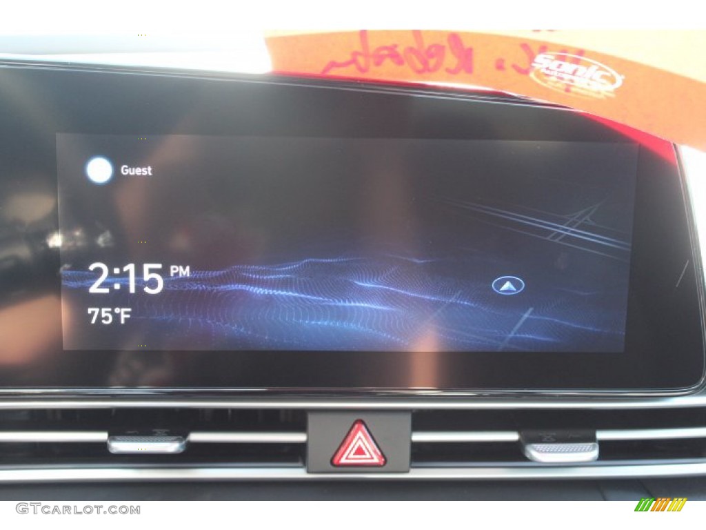 2021 Elantra Limited - Portofino Gray / Black photo #14