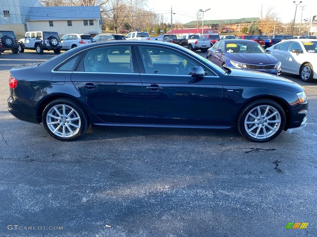 2014 A4 2.0T quattro Sedan - Moonlight Blue Metallic / Black photo #5