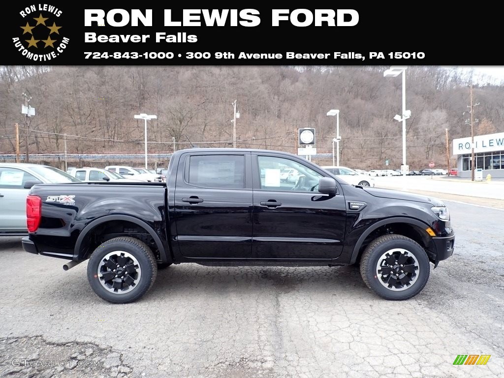 2021 Shadow Black Metallic Ford Ranger STX SuperCrew 4x4 #141270490 Photo #16 | GTCarLot.com