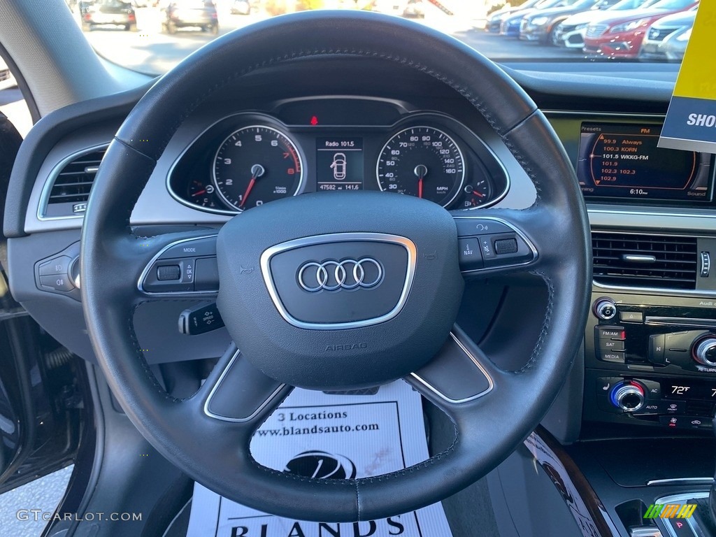 2014 A4 2.0T quattro Sedan - Moonlight Blue Metallic / Black photo #16