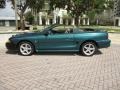 1996 Pacific Green Metallic Ford Mustang V6 Convertible  photo #3