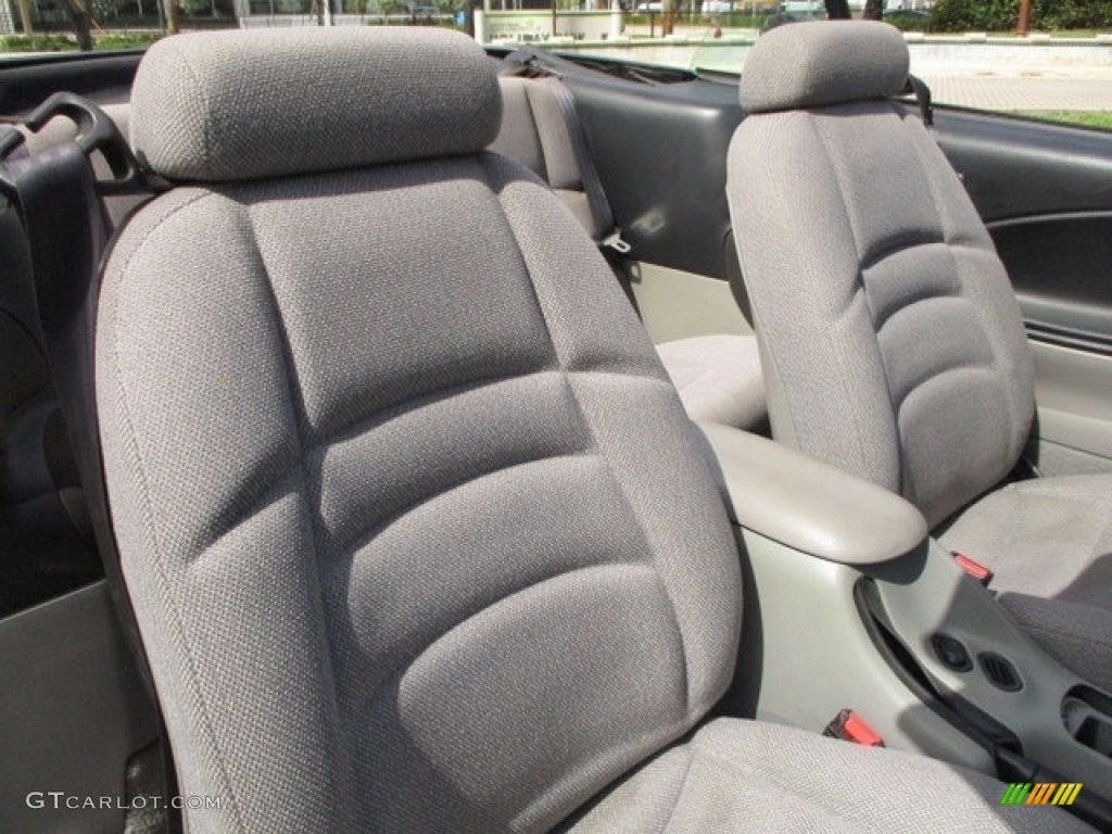 1996 Mustang V6 Convertible - Pacific Green Metallic / Grey Cloth photo #4