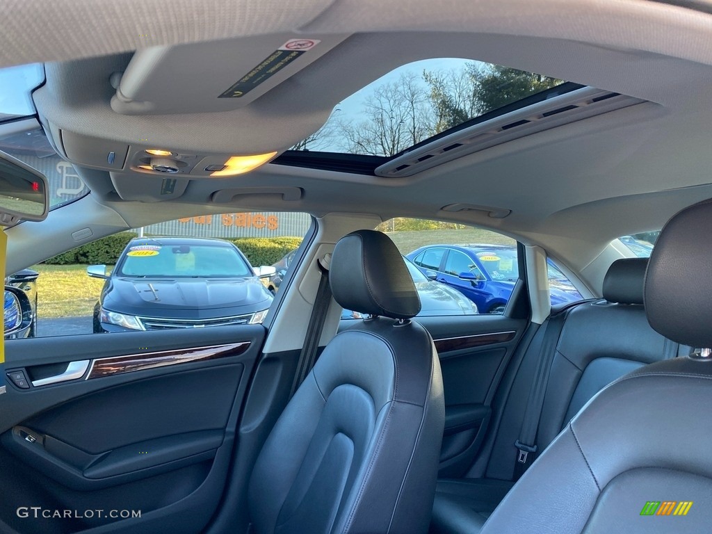 2014 A4 2.0T quattro Sedan - Moonlight Blue Metallic / Black photo #39