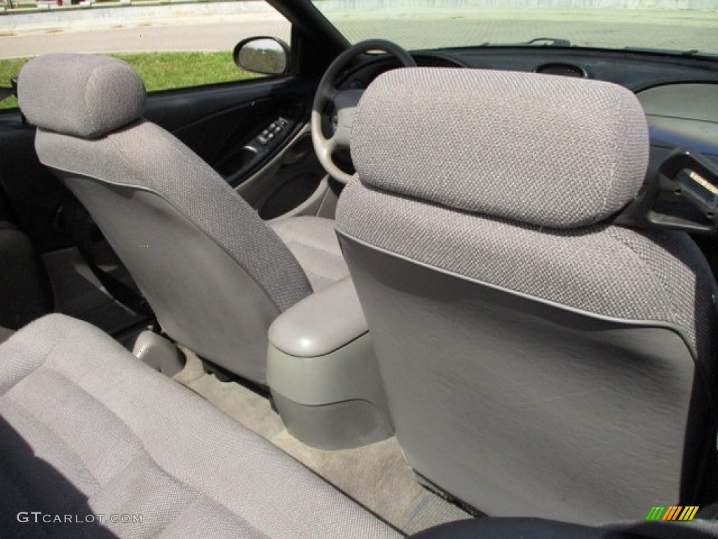 1996 Mustang V6 Convertible - Pacific Green Metallic / Grey Cloth photo #18