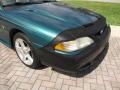 1996 Pacific Green Metallic Ford Mustang V6 Convertible  photo #19