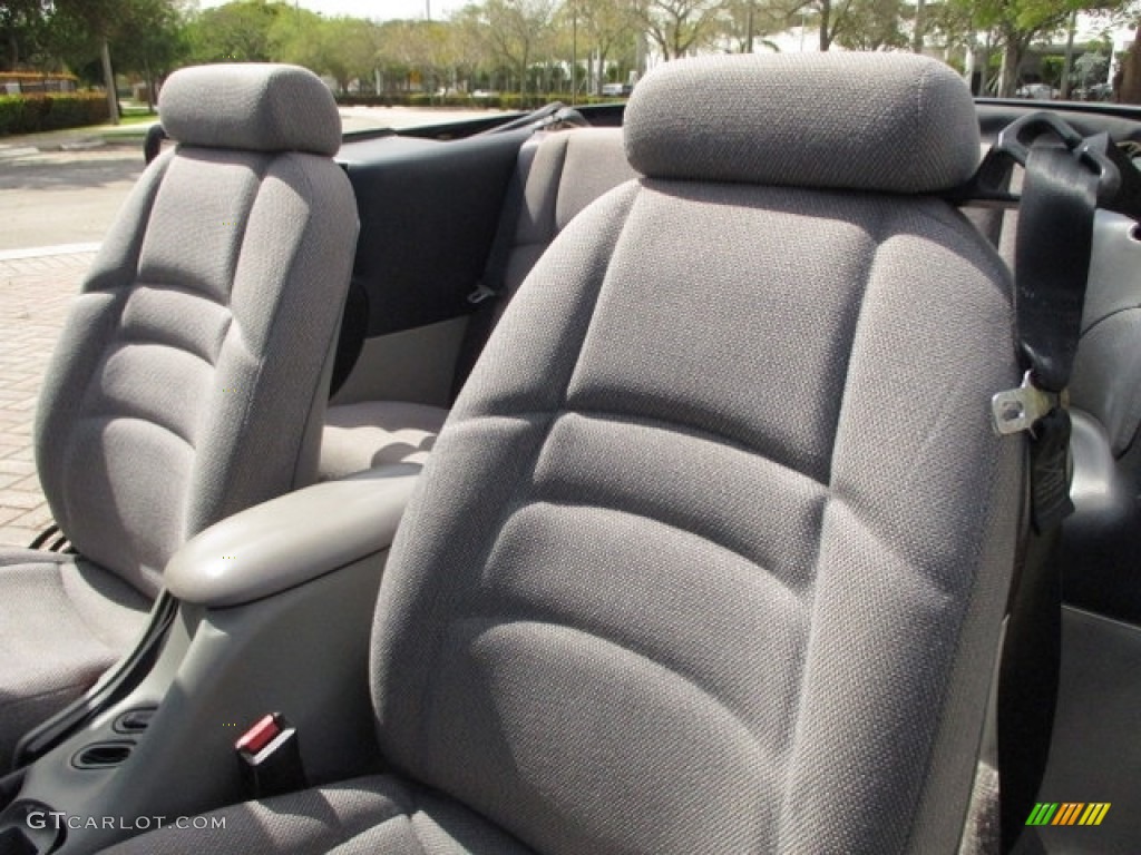 1996 Mustang V6 Convertible - Pacific Green Metallic / Grey Cloth photo #31