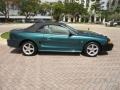 1996 Pacific Green Metallic Ford Mustang V6 Convertible  photo #53