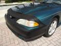 1996 Pacific Green Metallic Ford Mustang V6 Convertible  photo #61