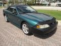 1996 Pacific Green Metallic Ford Mustang V6 Convertible  photo #64