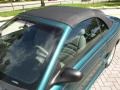 1996 Pacific Green Metallic Ford Mustang V6 Convertible  photo #67