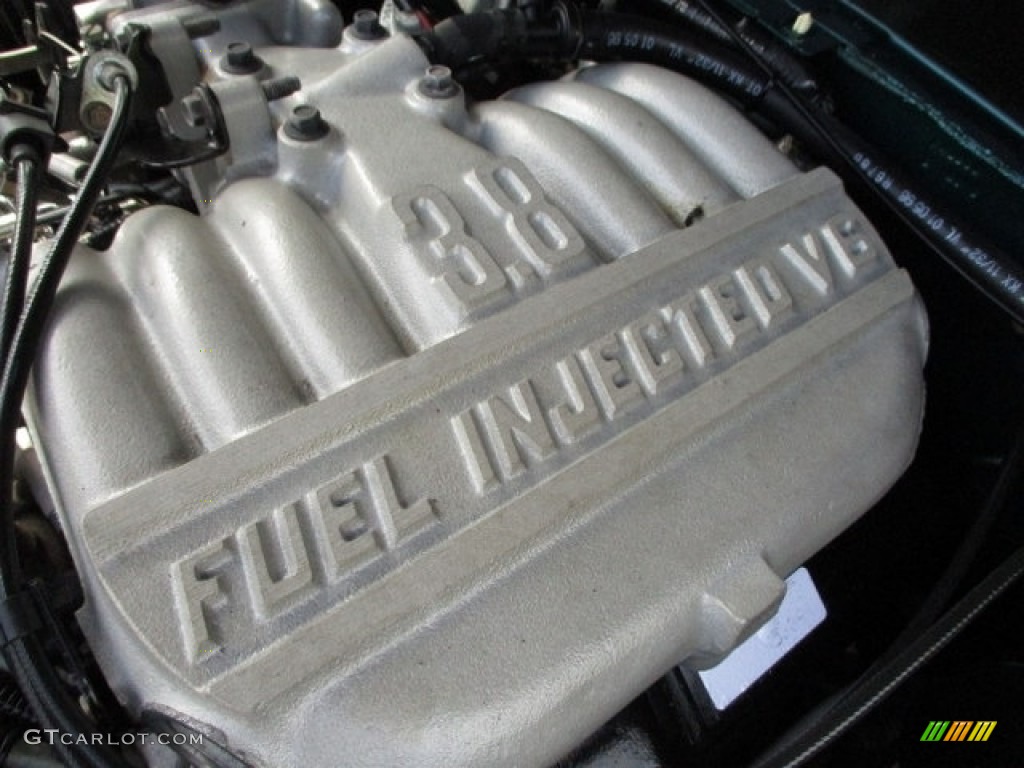1996 Mustang V6 Convertible - Pacific Green Metallic / Grey Cloth photo #68