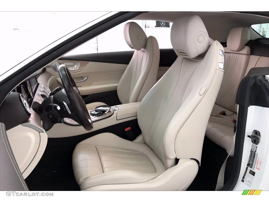 2018 E 400 Convertible - Polar White / Macchiato Beige/Espresso Brown photo #18