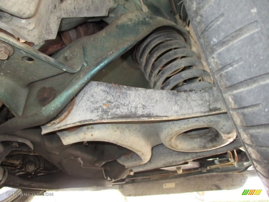 1996 Mustang V6 Convertible - Pacific Green Metallic / Grey Cloth photo #79