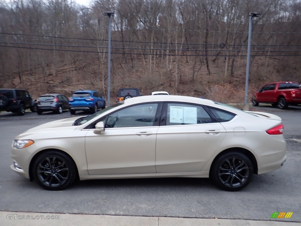 2018 Fusion SE AWD - White Gold / Ebony photo #6