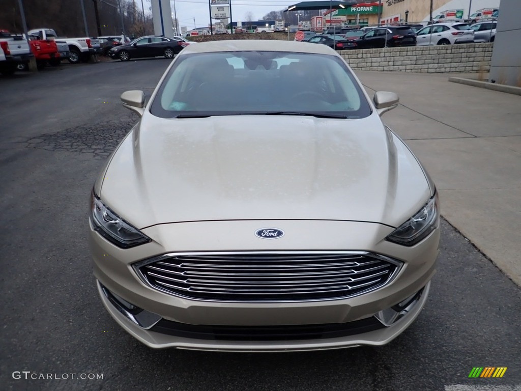 White Gold 2018 Ford Fusion SE AWD Exterior Photo #141284231