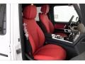 2021 Mercedes-Benz G Classic Red/Black Interior Front Seat Photo