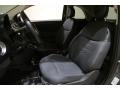2015 Fiat 500 Nero (Black) Interior Front Seat Photo