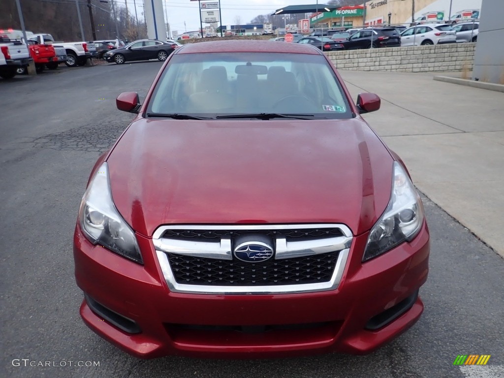 2013 Legacy 2.5i Premium - Venetian Red Pearl / Black photo #7