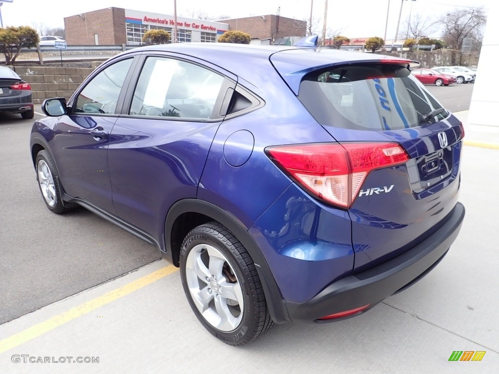 2016 HR-V LX AWD - Deep Ocean Pearl / Black photo #3