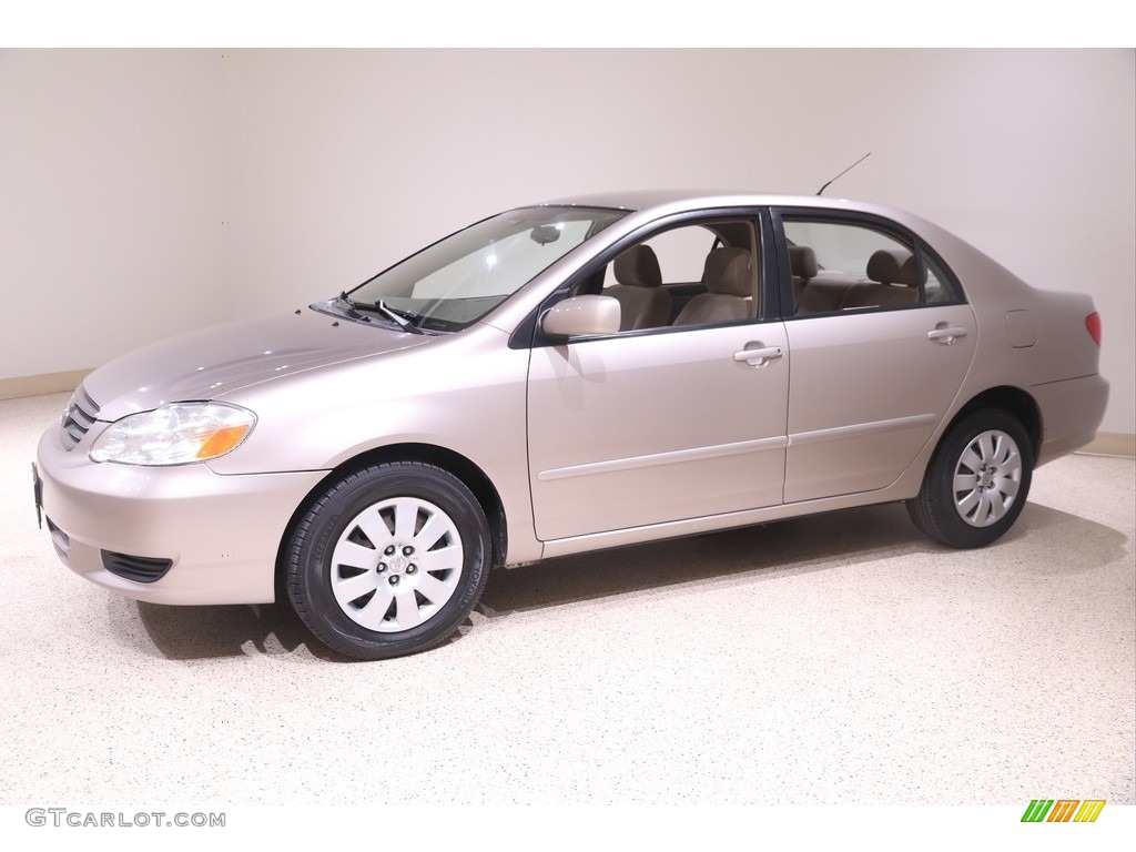 2003 Corolla LE - Sandrift Metallic / Pebble Beige photo #3