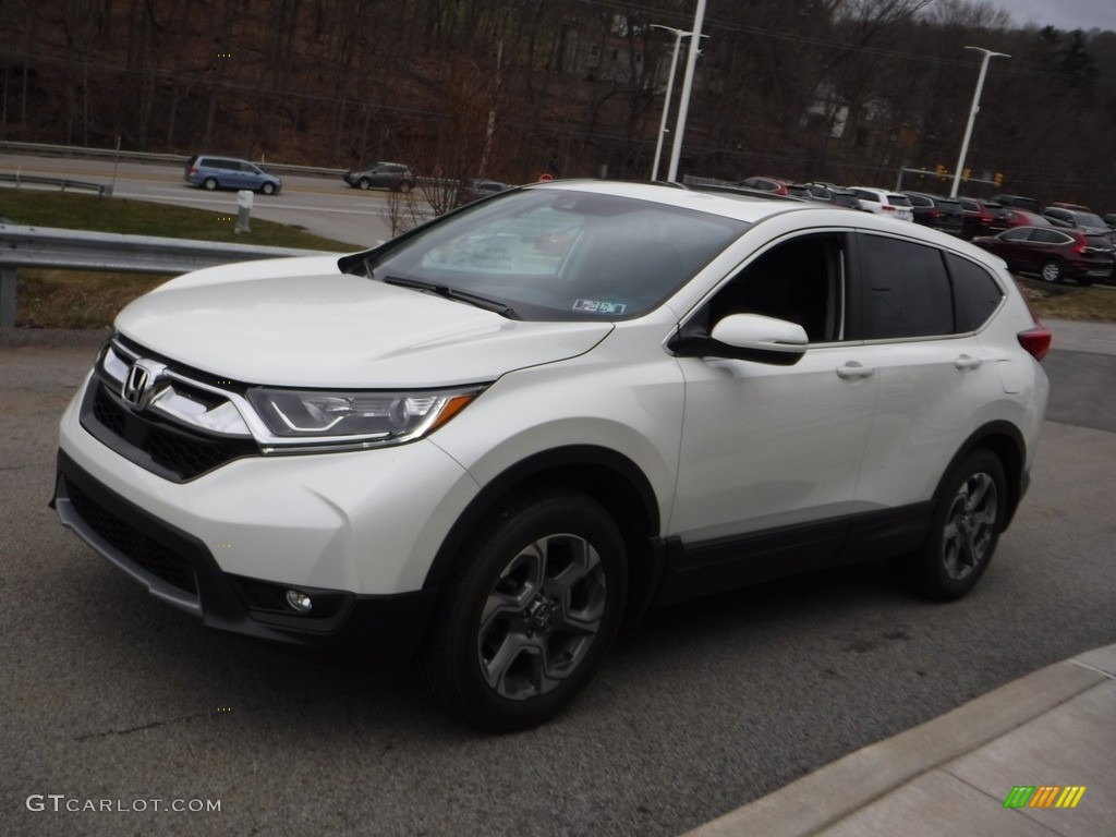 2018 CR-V EX-L AWD - White Diamond Pearl / Black photo #10