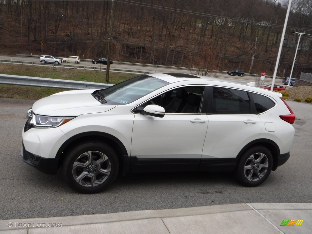 2018 CR-V EX-L AWD - White Diamond Pearl / Black photo #11