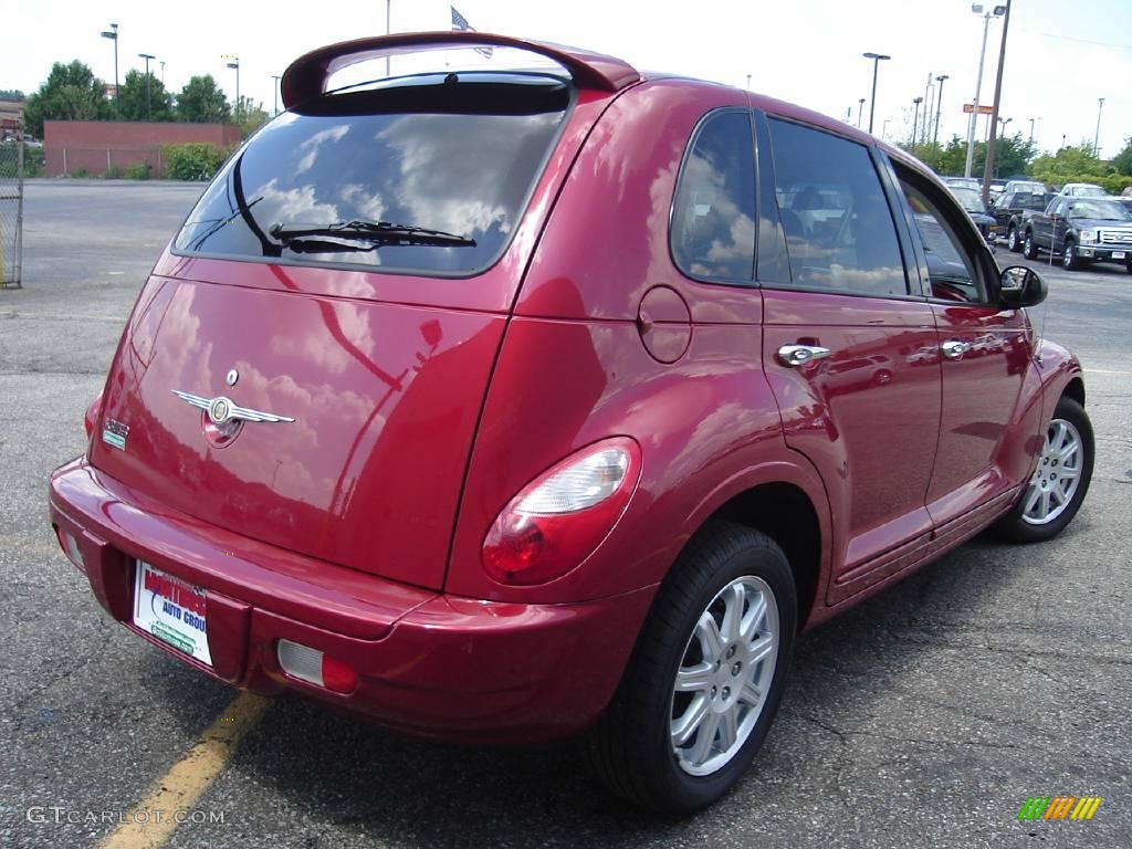 2007 PT Cruiser  - Inferno Red Crystal Pearl / Pastel Slate Gray photo #5