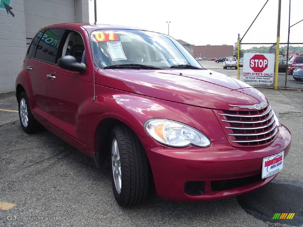 2007 PT Cruiser  - Inferno Red Crystal Pearl / Pastel Slate Gray photo #7