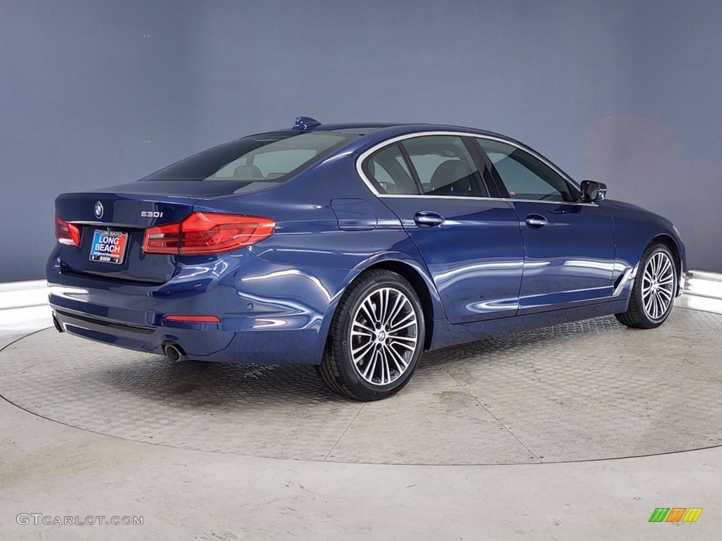 2017 5 Series 530i Sedan - Mediterranean Blue Metallic / Black photo #5