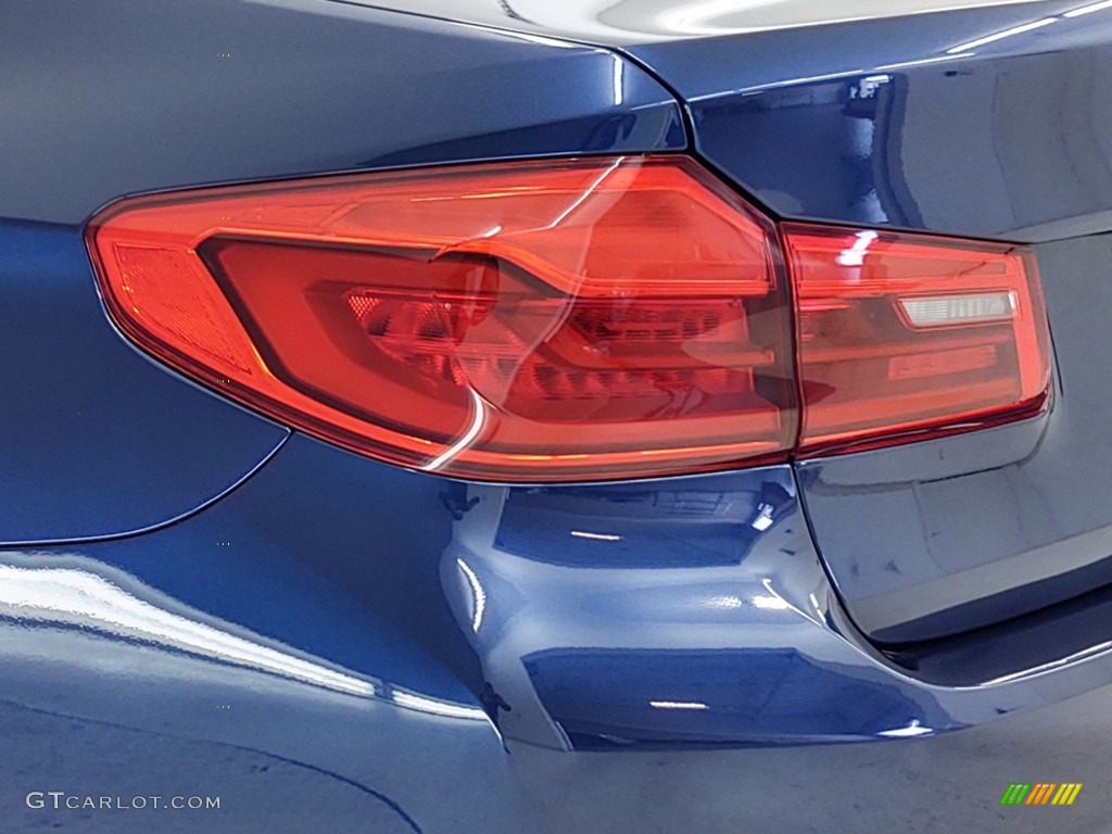 2017 5 Series 530i Sedan - Mediterranean Blue Metallic / Black photo #9