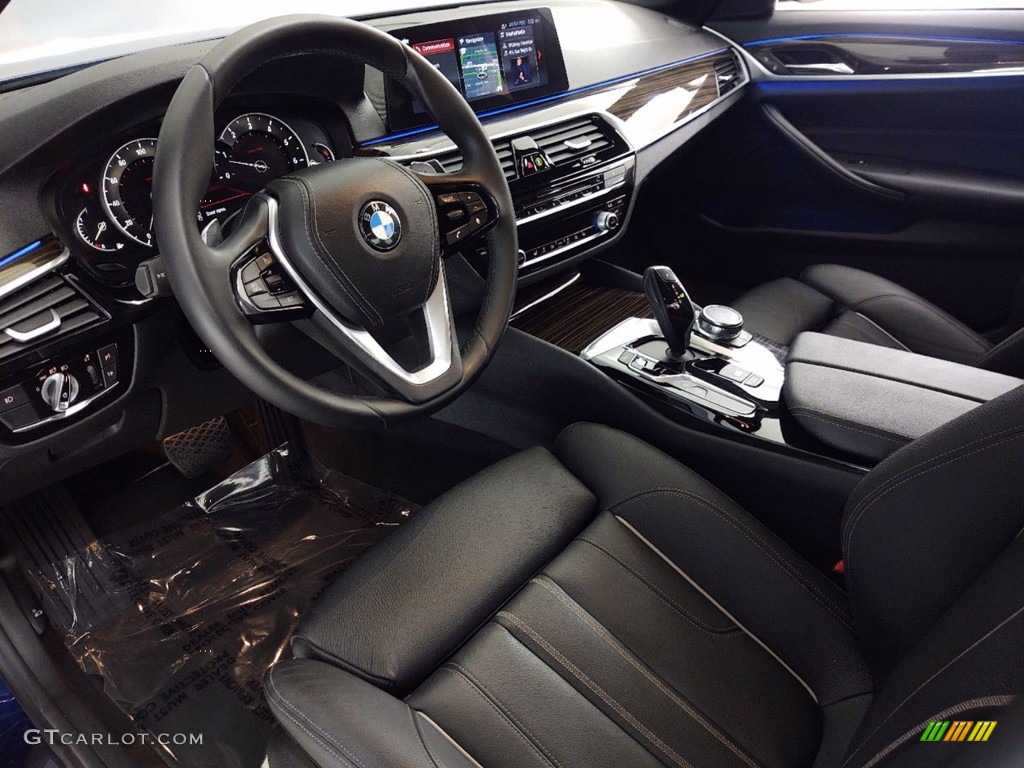 2017 5 Series 530i Sedan - Mediterranean Blue Metallic / Black photo #16