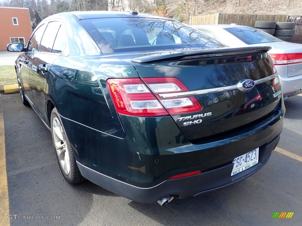 2013 Taurus SHO AWD - Green Gem Metallic / SHO Charcoal Black/Mayan Gray Miko Suede photo #2