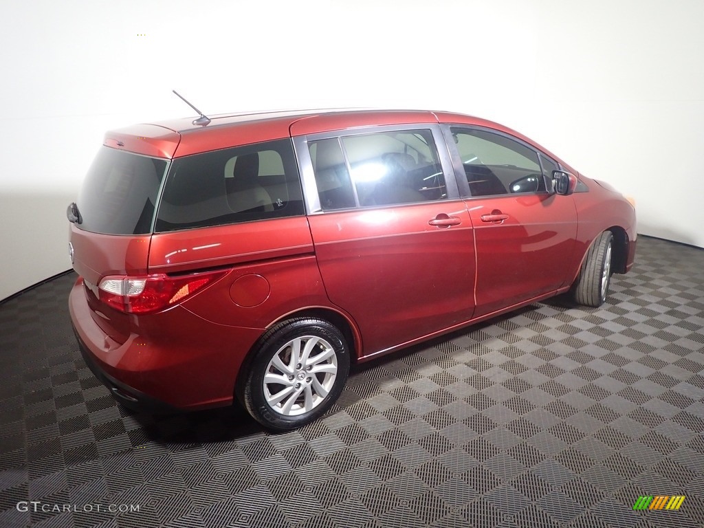 2012 MAZDA5 Sport - Copper Red Mica / Sand photo #16