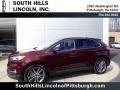 Burgundy Velvet Metallic Tinted 2020 Ford Edge Titanium AWD