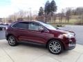 Burgundy Velvet Metallic Tinted - Edge Titanium AWD Photo No. 7