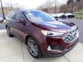 Burgundy Velvet Metallic Tinted - Edge Titanium AWD Photo No. 8