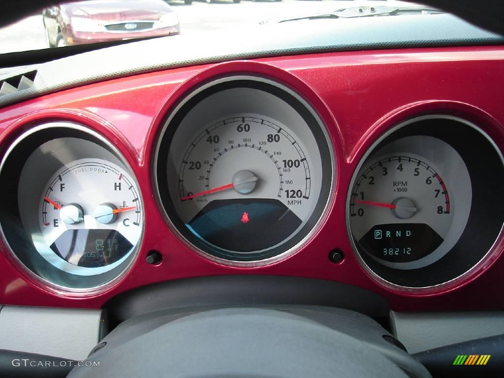 2007 PT Cruiser  - Inferno Red Crystal Pearl / Pastel Slate Gray photo #24