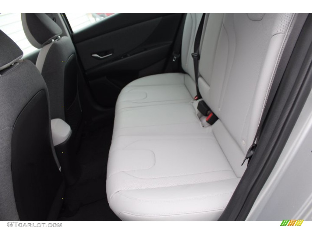 2021 Elantra Limited - Shimmering Silver Pearl / Melange/Light Gray photo #20