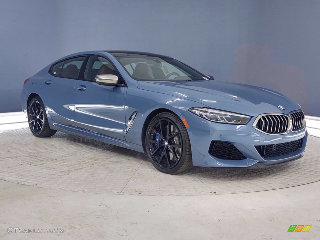 2021 Barcelona Blue Metallic BMW 8 Series 850i xDrive Gran Coupe #141288830  | GTCarLot.com - Car Color Galleries