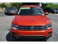 2018 Habanero Orange Metallic Volkswagen Tiguan S  photo #3