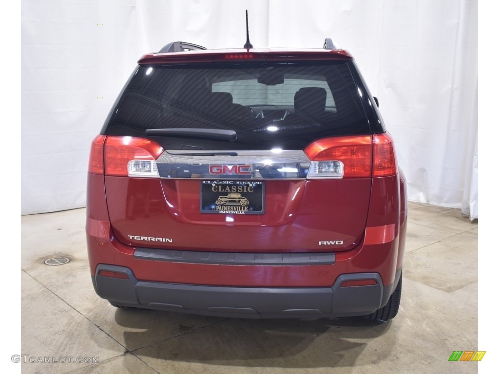 2014 Terrain SLT AWD - Crystal Red Tintcoat / Jet Black photo #3