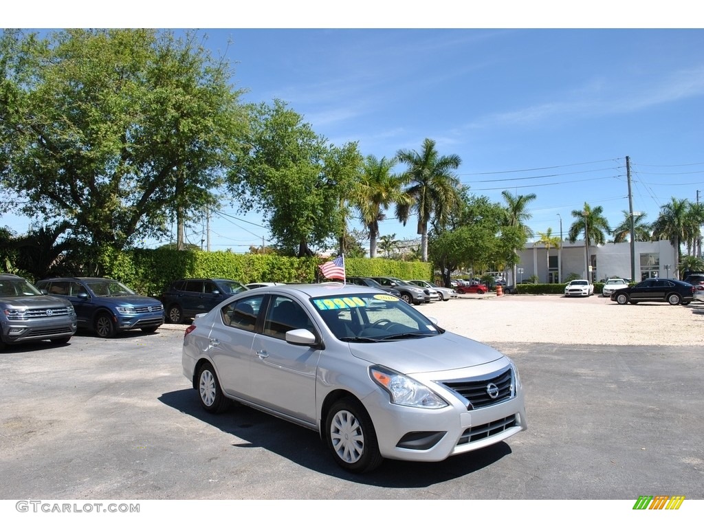 Brilliant Silver Nissan Versa