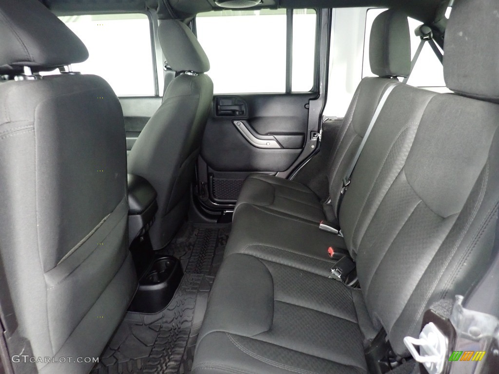 Black Interior 2014 Jeep Wrangler Unlimited Sport 4x4 RHD Photo #141294139